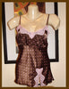 Brown and Pink Camisole Top
