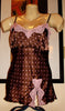 Brown and Pink Camisole Top