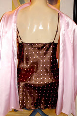 Brown and Pink Camisole Top